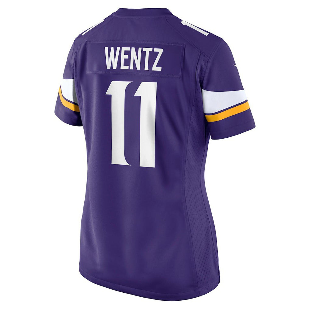 NFL Carson Wentz Minnesota Vikings Women's Team Game Jersey - Purple