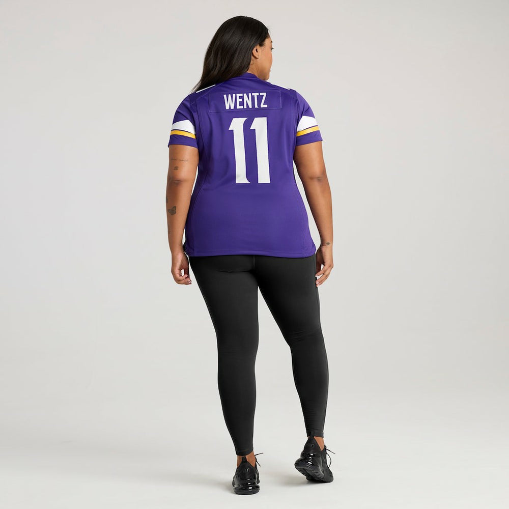 NFL Carson Wentz Minnesota Vikings Women's Team Game Jersey - Purple