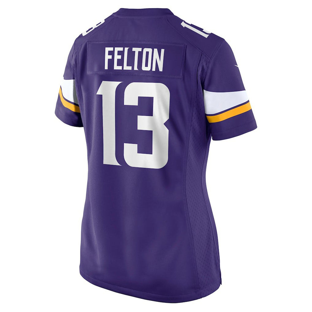 NFL Tai Felton Minnesota Vikings Women's Team Game Jersey - Purple