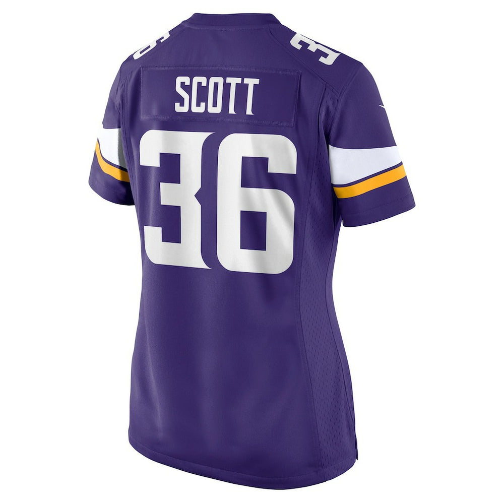NFL Zavier Scott Minnesota Vikings Women's Team Game Jersey - Purple