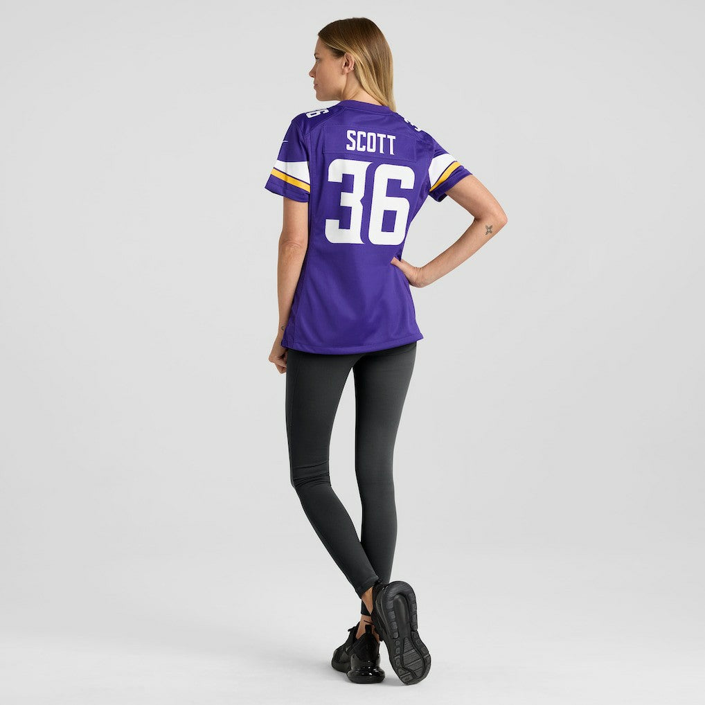 NFL Zavier Scott Minnesota Vikings Women's Team Game Jersey - Purple