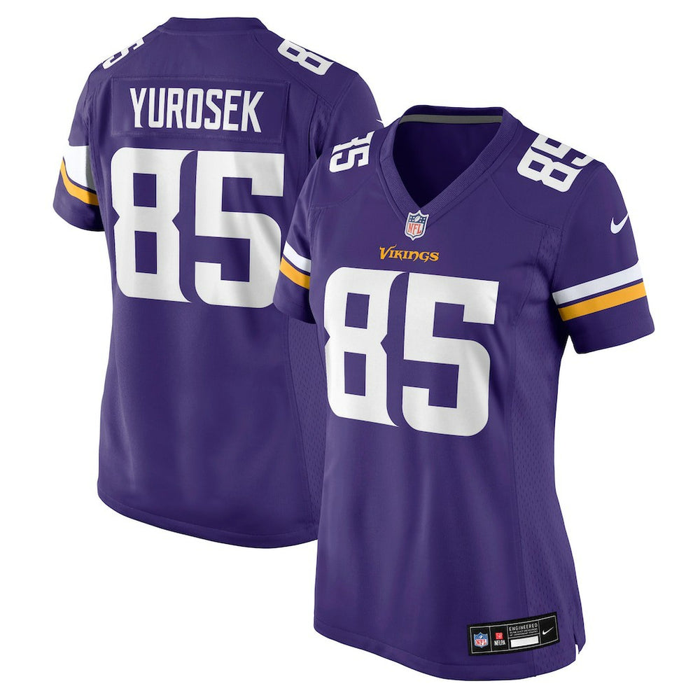NFL Ben Yurosek Minnesota Vikings Women's Team Game Jersey - Purple