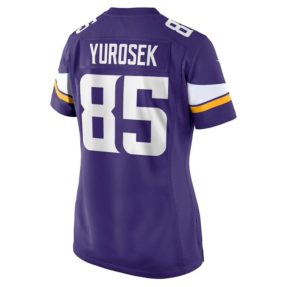 NFL Ben Yurosek Minnesota Vikings Women's Team Game Jersey - Purple