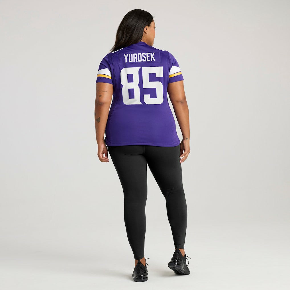 NFL Ben Yurosek Minnesota Vikings Women's Team Game Jersey - Purple