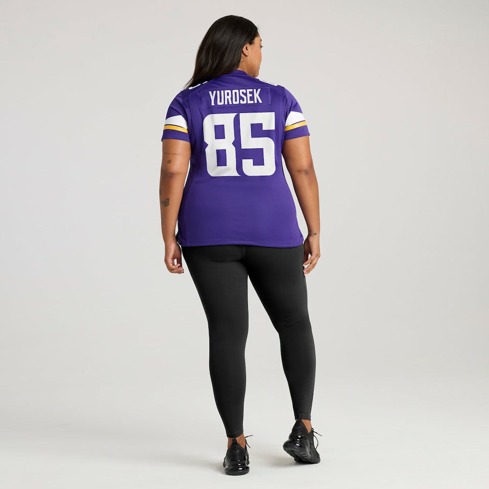 NFL Ben Yurosek Minnesota Vikings Women's Team Game Jersey - Purple