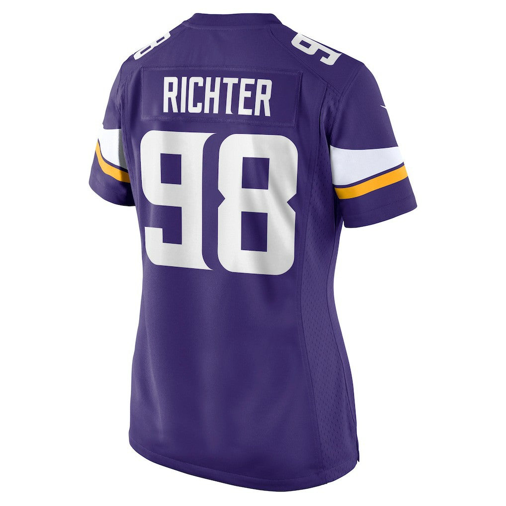 NFL Bo Richter Minnesota Vikings Women's Team Game Jersey - Purple