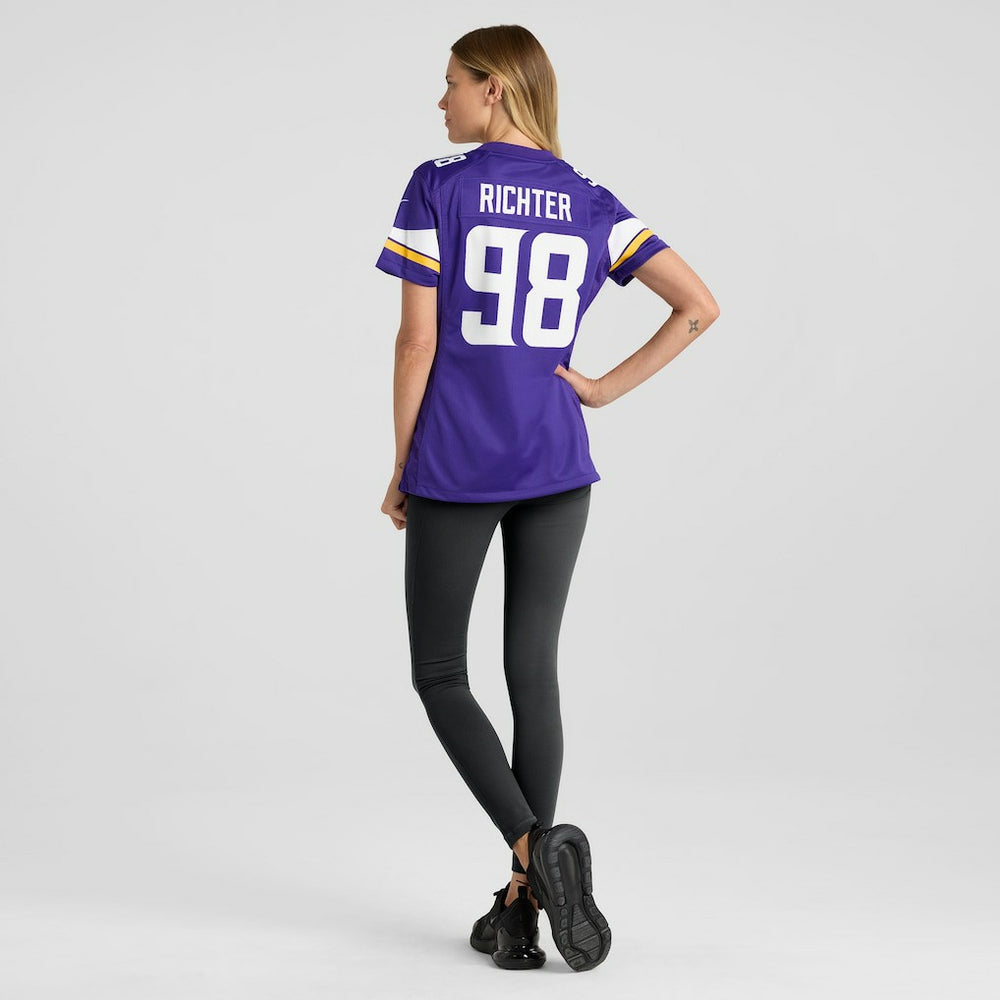 NFL Bo Richter Minnesota Vikings Women's Team Game Jersey - Purple