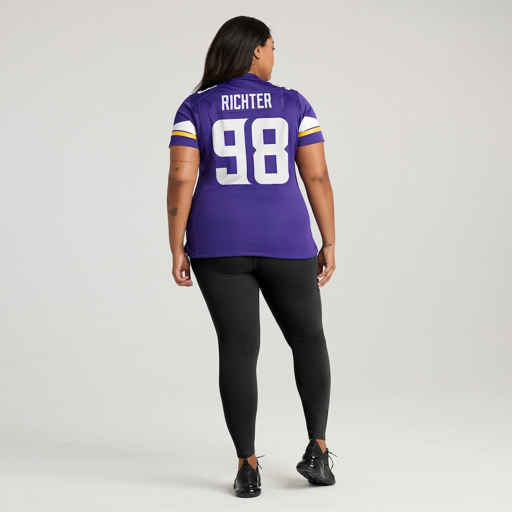 NFL Bo Richter Minnesota Vikings Women's Team Game Jersey - Purple