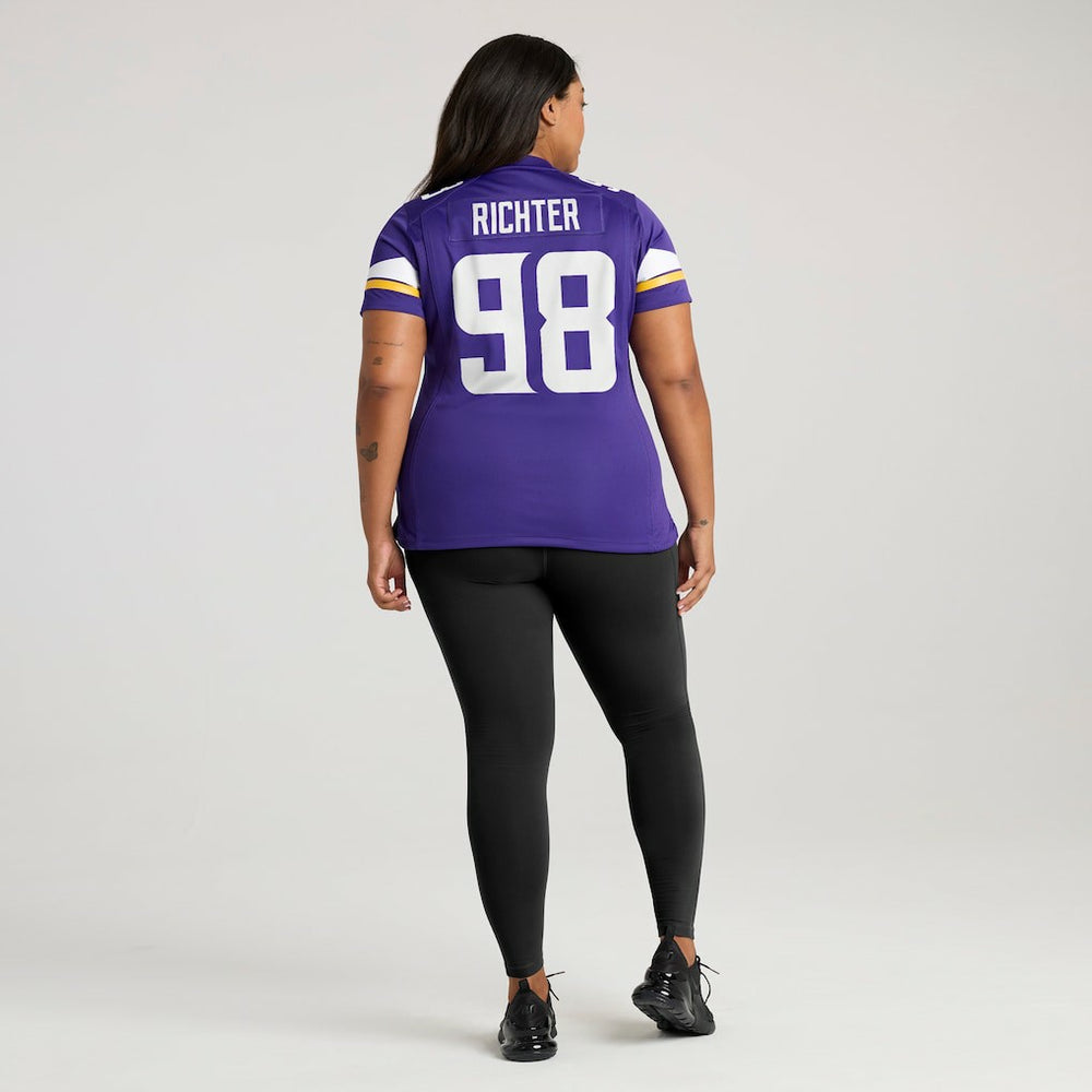 NFL Bo Richter Minnesota Vikings Women's Team Game Jersey - Purple