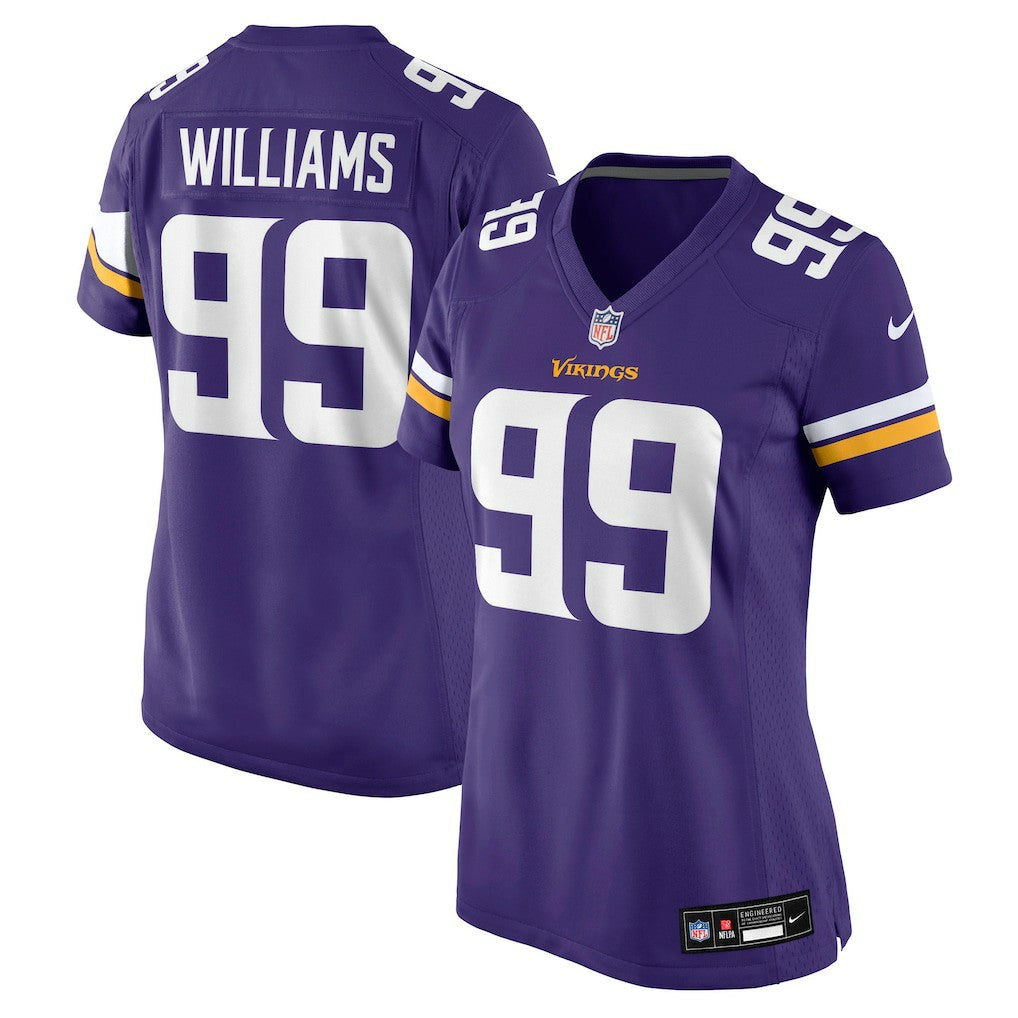 NFL Elijah Williams Minnesota Vikings Women's Team Game Jersey - Purple