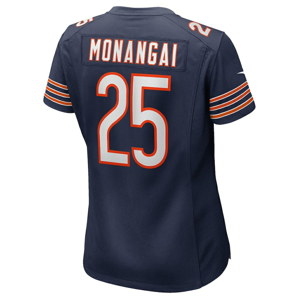 Kyle Monangai Chicago Bears Women's Team Game Jersey Navy