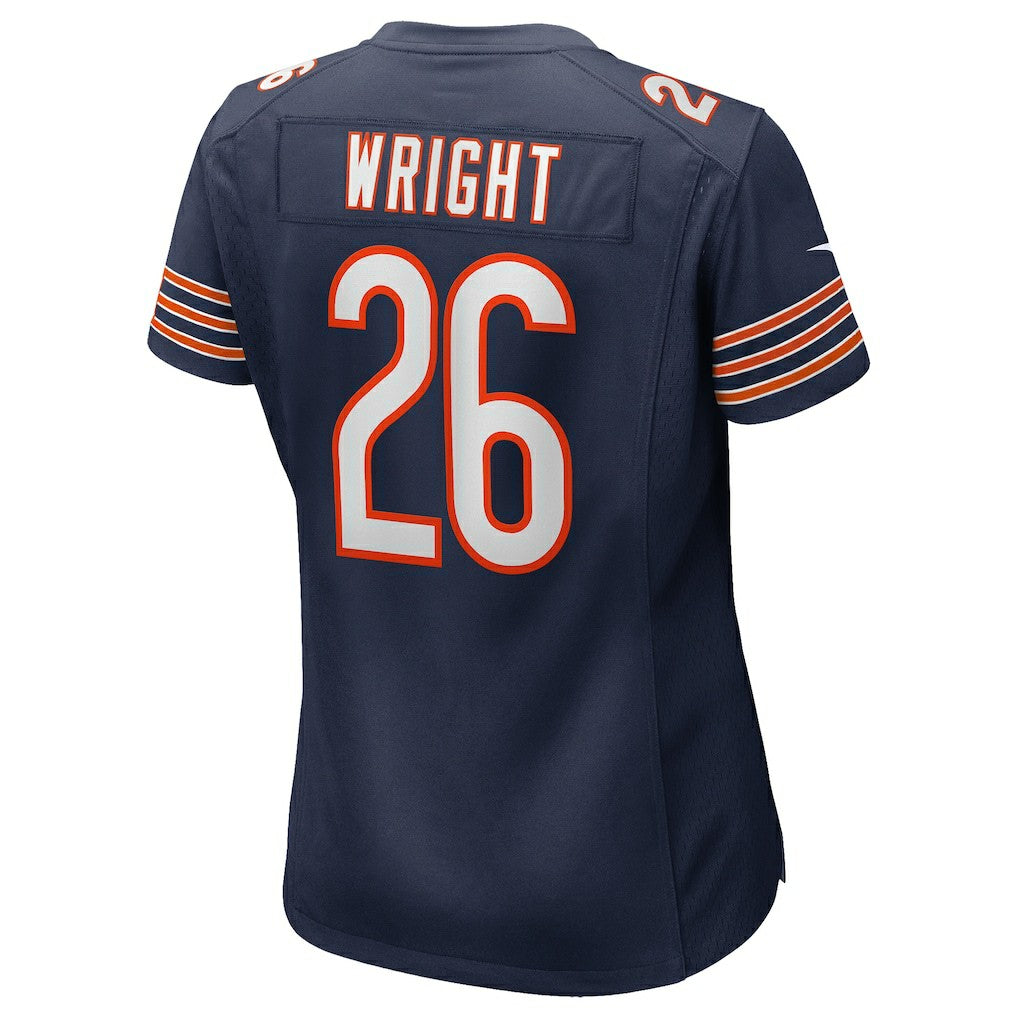 Nahshon Wright Chicago Bears Women's Team Game Jersey Navy