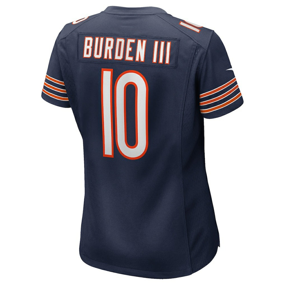 Luther Burden III Chicago Bears Women's Team Game Jersey Navy