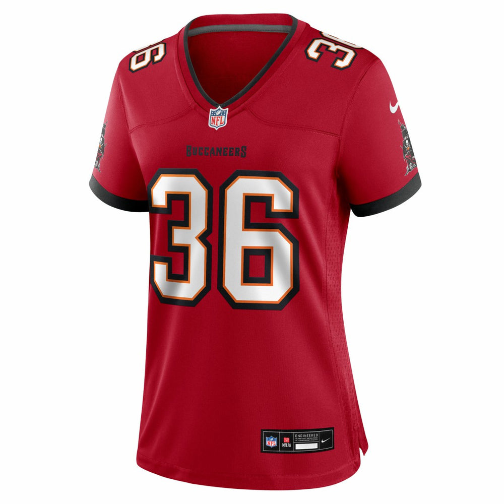 JJ Roberts Tampa Bay Buccaneers Women's Team Game Jersey Red