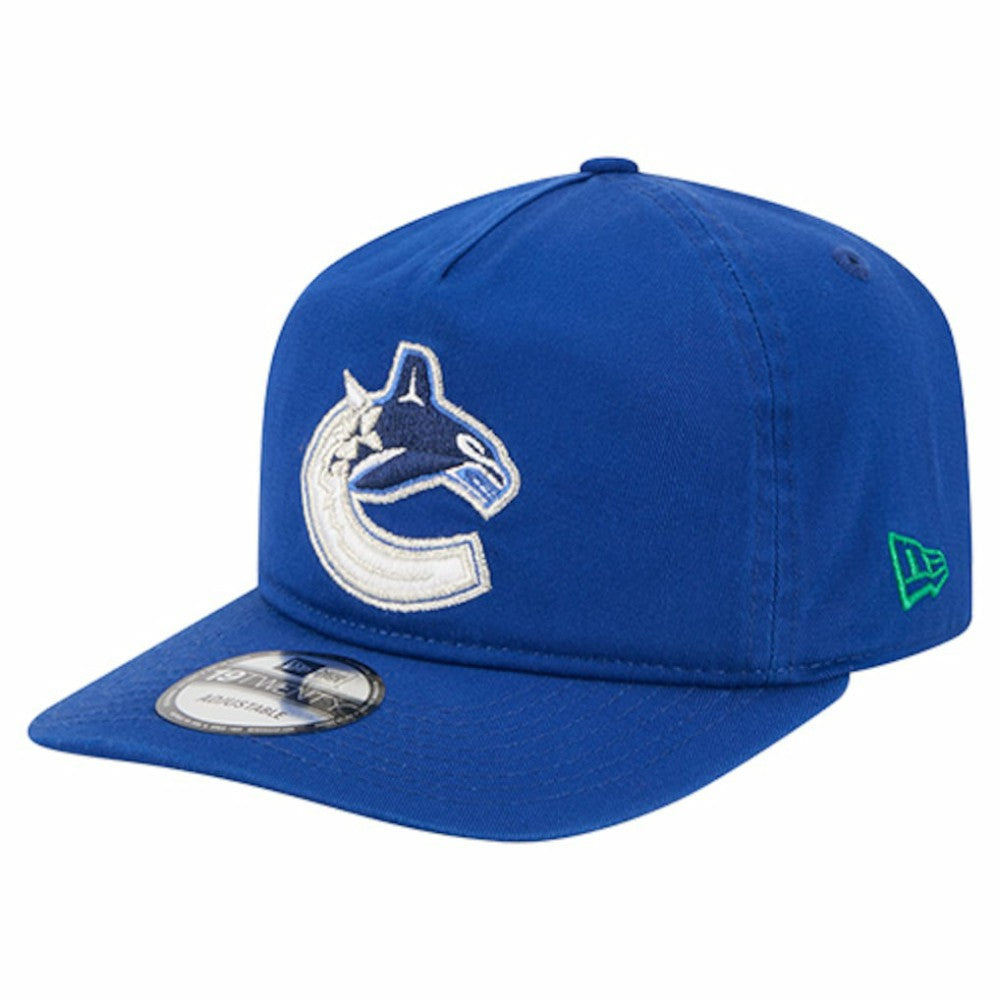 NHL Vancouver Canucks New Era 19TWENTY Adjustable Hat - Blue
