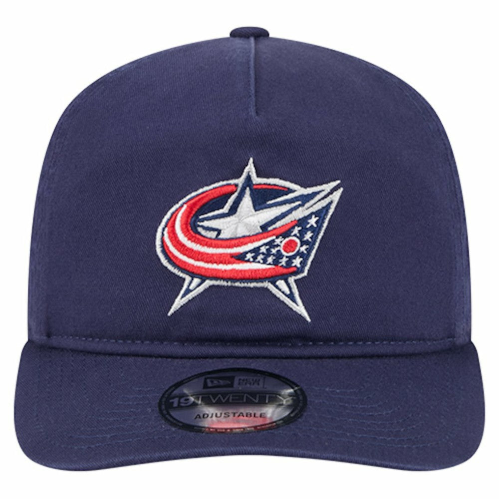 NHL Columbus Blue Jackets New Era 19TWENTY Adjustable Hat - Navy