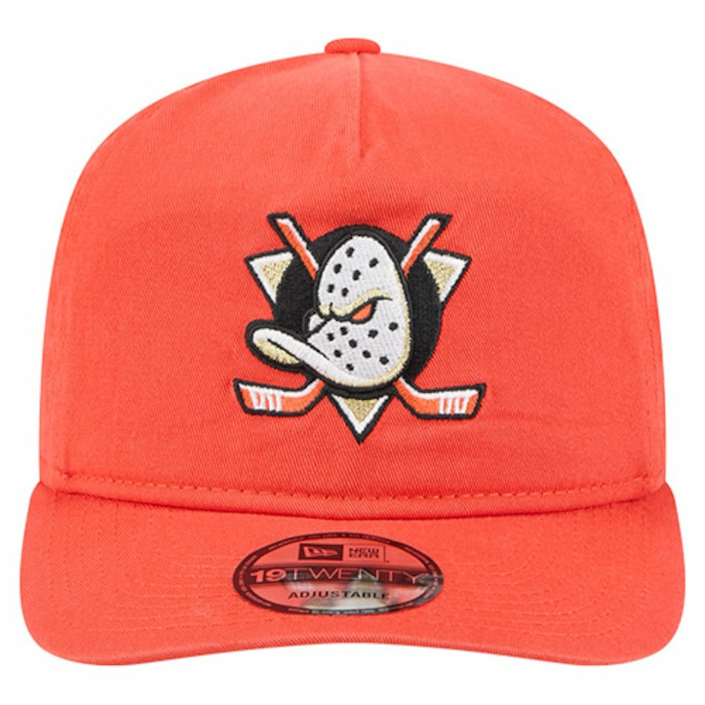 NHL Anaheim Ducks New Era 19TWENTY Adjustable Hat - Orange
