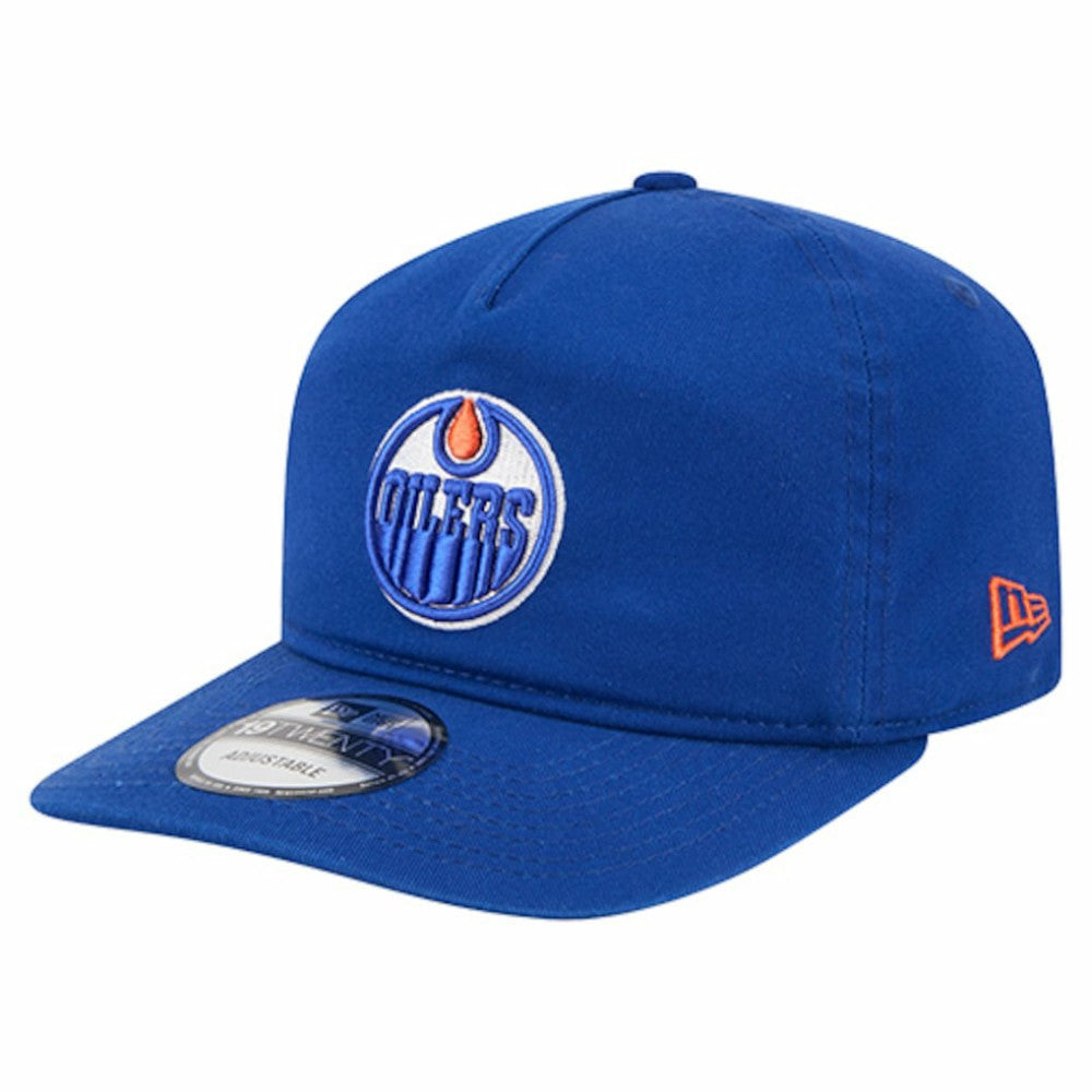 NHL Edmonton Oilers New Era 19TWENTY Adjustable Hat - Royal