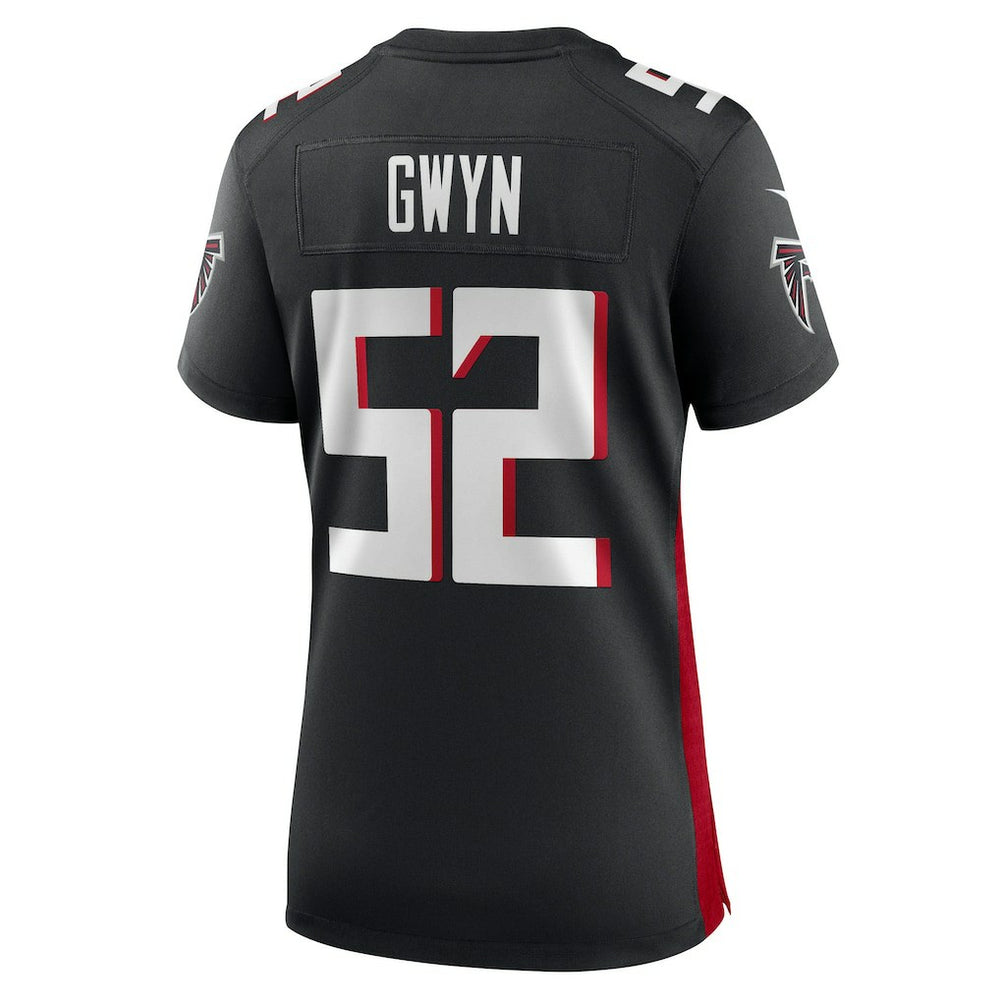 Jovaughn Gwyn Atlanta Falcons Women's Team Game Jersey Black