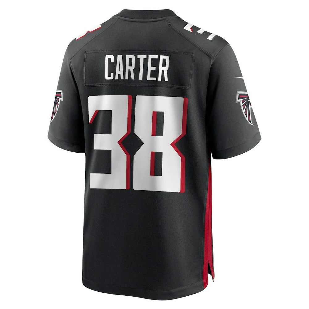 Nathan Carter Atlanta Falcons Team Game Jersey Black