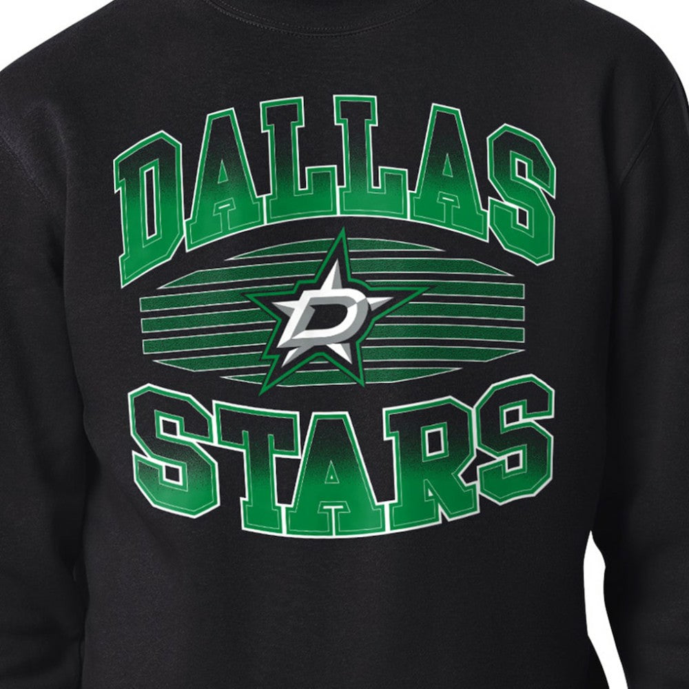 NHL Dallas Stars Starter Team Grit Graphic Fleece Pullover Sweatshirt - Black