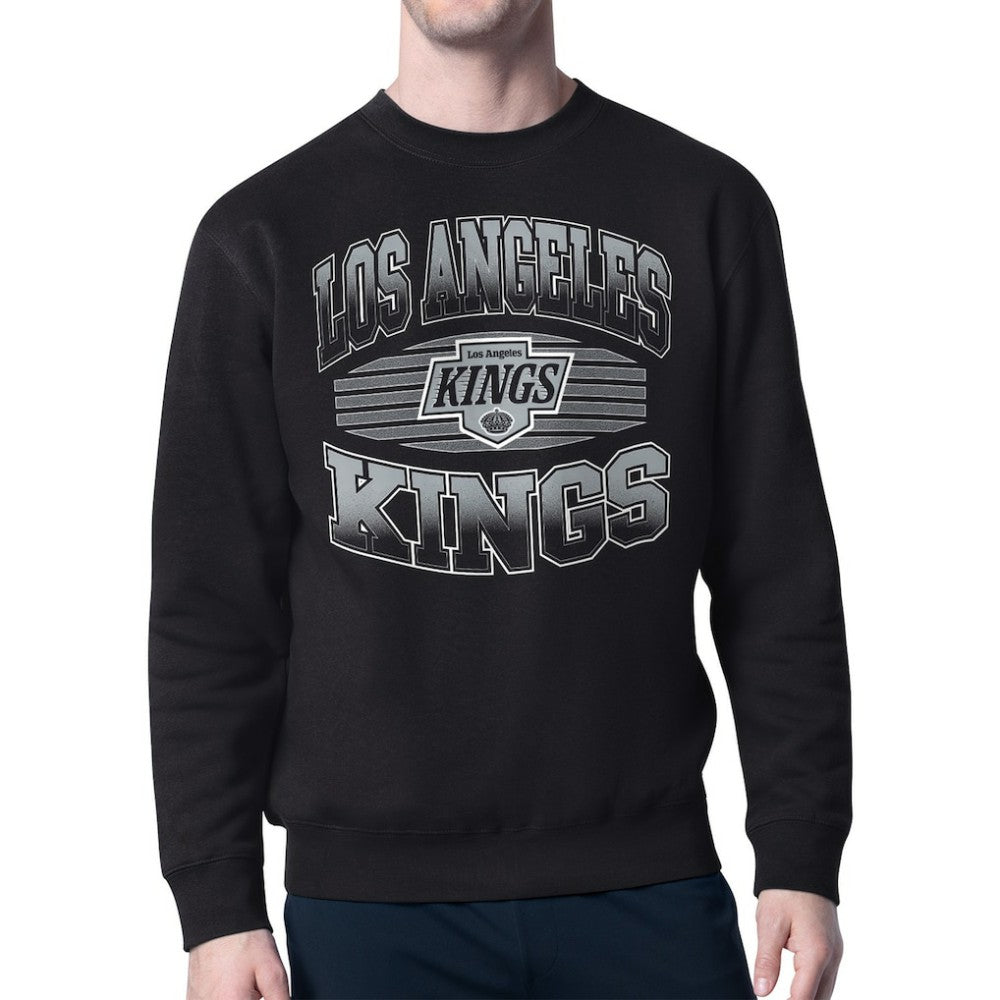 NHL Los Angeles Kings Starter Team Grit Graphic Fleece Pullover Sweatshirt - Black