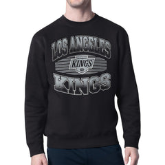 NHL Los Angeles Kings Starter Team Grit Graphic Fleece Pullover Sweatshirt - Black