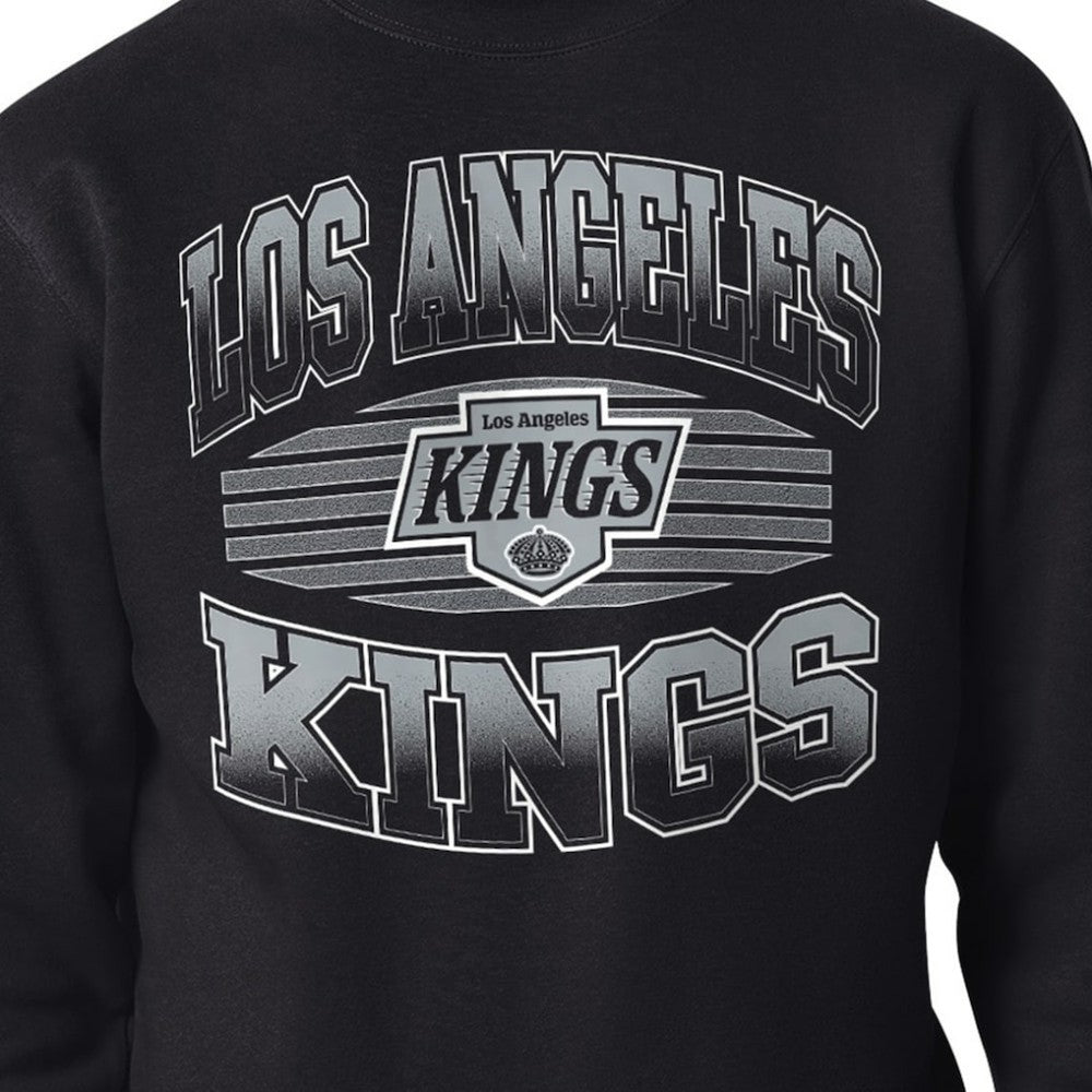 NHL Los Angeles Kings Starter Team Grit Graphic Fleece Pullover Sweatshirt - Black