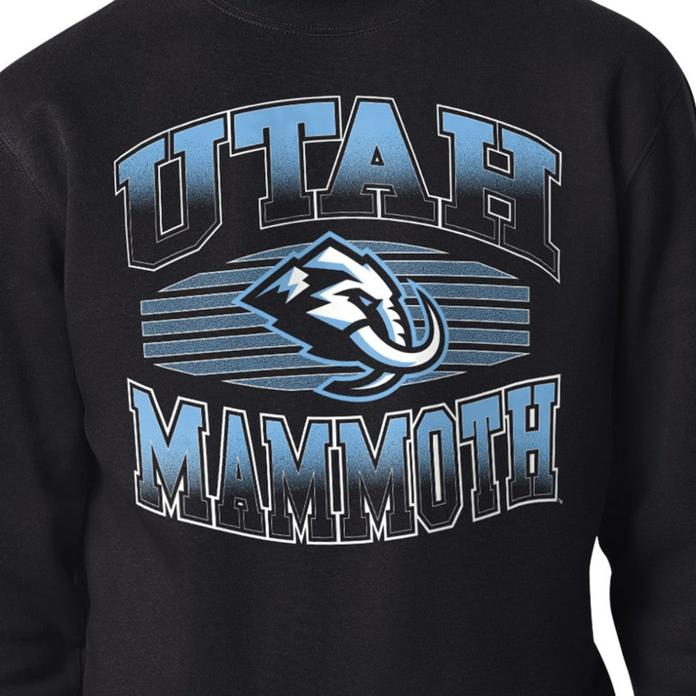 NHL Utah Mammoth Starter Team Grit Graphic Fleece Pullover Sweatshirt - Black