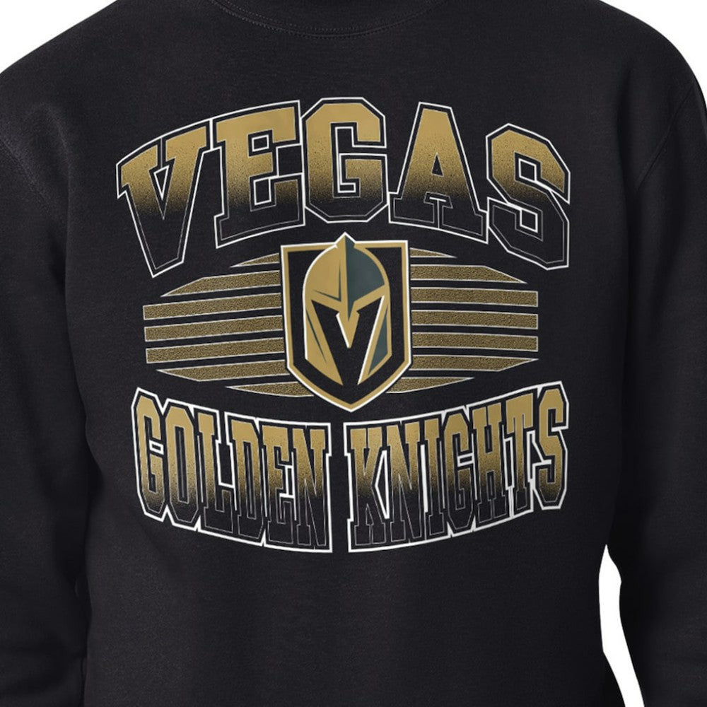 NHL Vegas Golden Knights Starter Team Grit Graphic Fleece Pullover Sweatshirt - Black