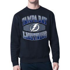 NHL Tampa Bay Lightning Starter Team Grit Graphic Fleece Pullover Sweatshirt - Navy