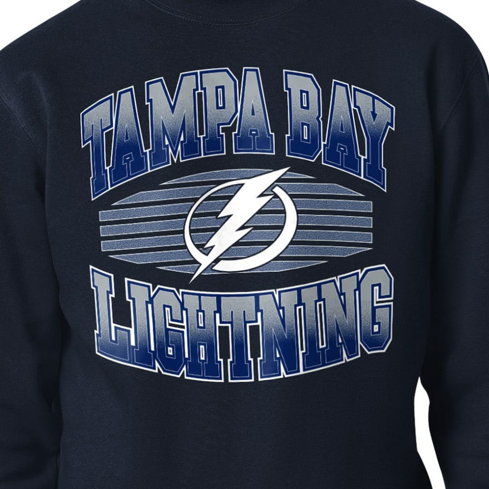 NHL Tampa Bay Lightning Starter Team Grit Graphic Fleece Pullover Sweatshirt - Navy