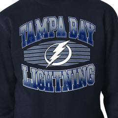 NHL Tampa Bay Lightning Starter Team Grit Graphic Fleece Pullover Sweatshirt - Navy