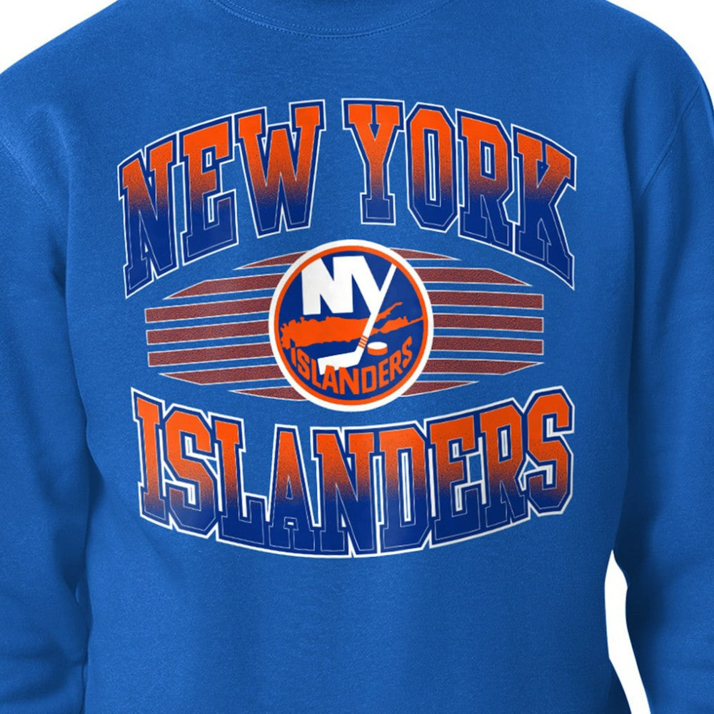 NHL New York Islanders Starter Team Grit Graphic Fleece Pullover Sweatshirt - Royal