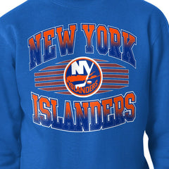 NHL New York Islanders Starter Team Grit Graphic Fleece Pullover Sweatshirt - Royal