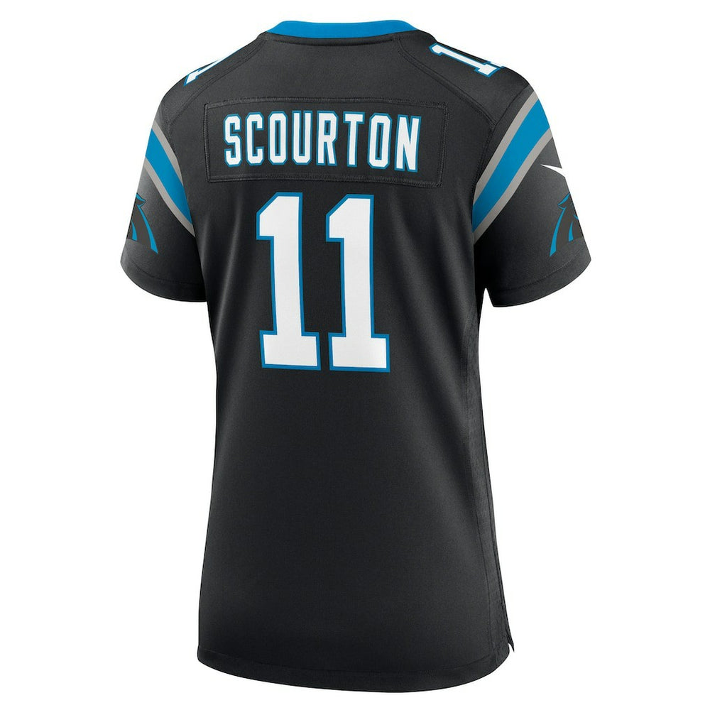 Nic Scourton Carolina Panthers Women's Team Game Jersey Black