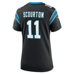 Nic Scourton Carolina Panthers Women's Team Game Jersey Black