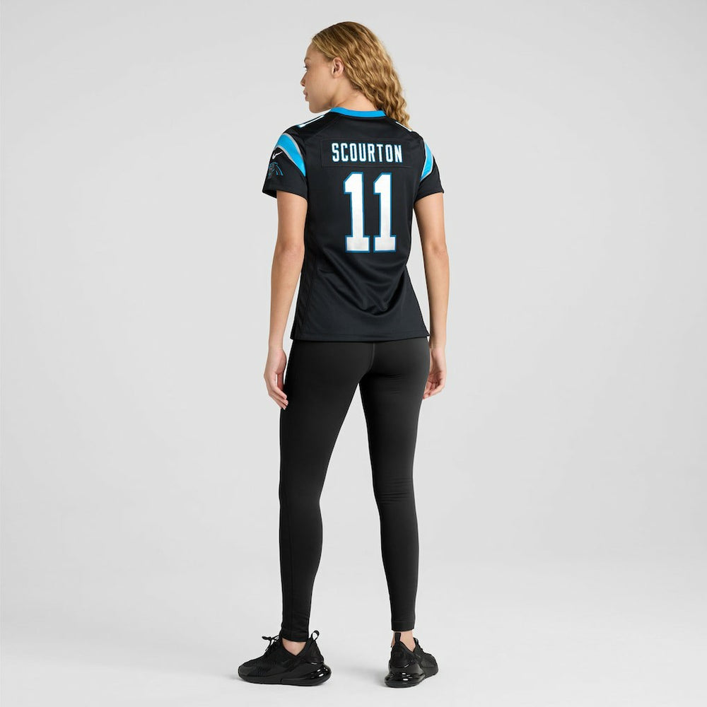 Nic Scourton Carolina Panthers Women's Team Game Jersey Black