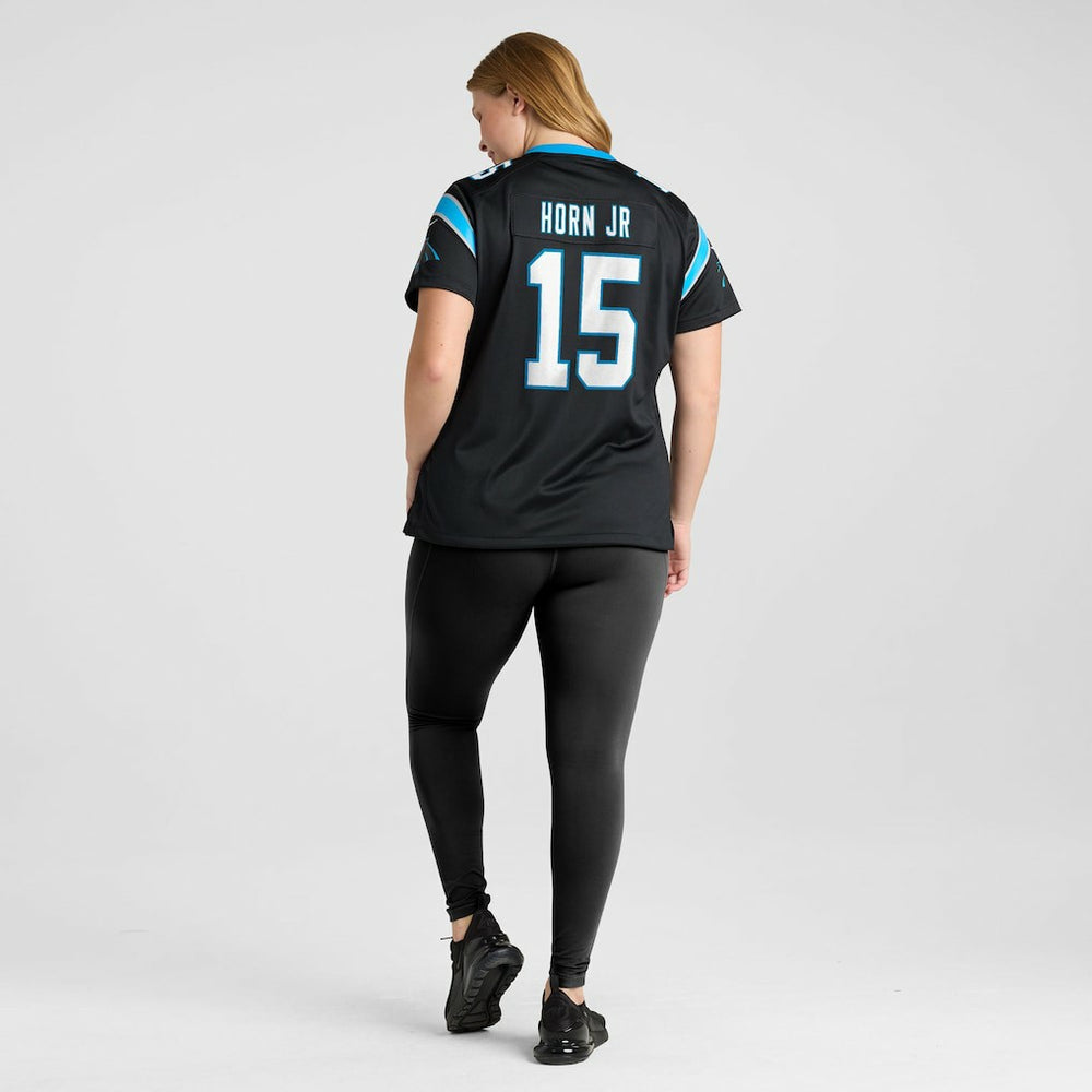 Jimmy Horn Jr Carolina Panthers Women's Team Game Jersey Black