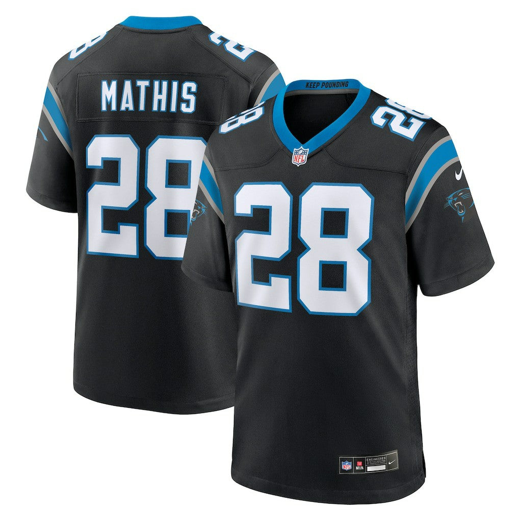 Damarri Mathis Carolina Panthers Team Game Jersey Black