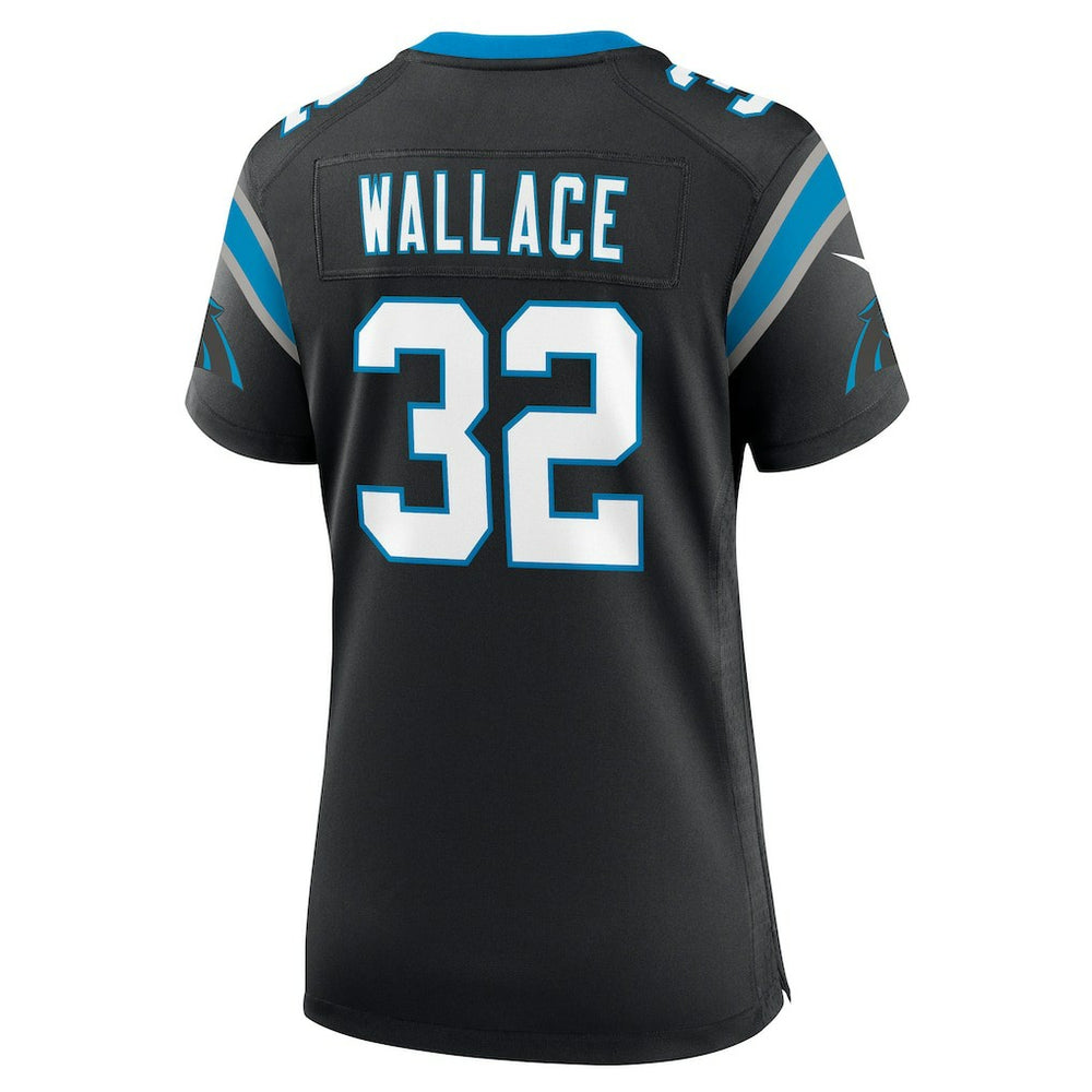 Trevin Wallace Carolina Panthers Women's Team Game Jersey Black