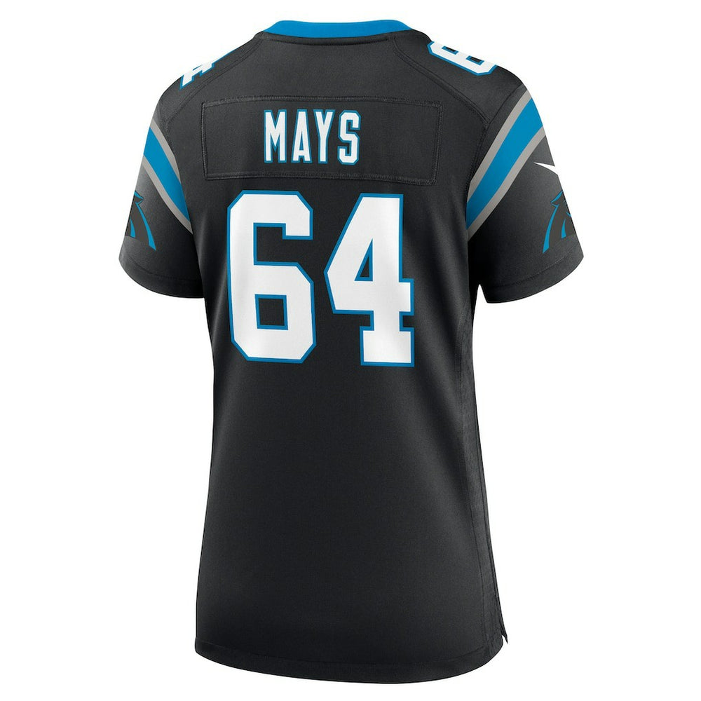 Cade Mays Carolina Panthers Women's Team Game Jersey Black