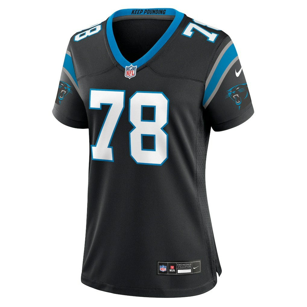 Popo Aumavae Carolina Panthers Women's Team Game Jersey Black