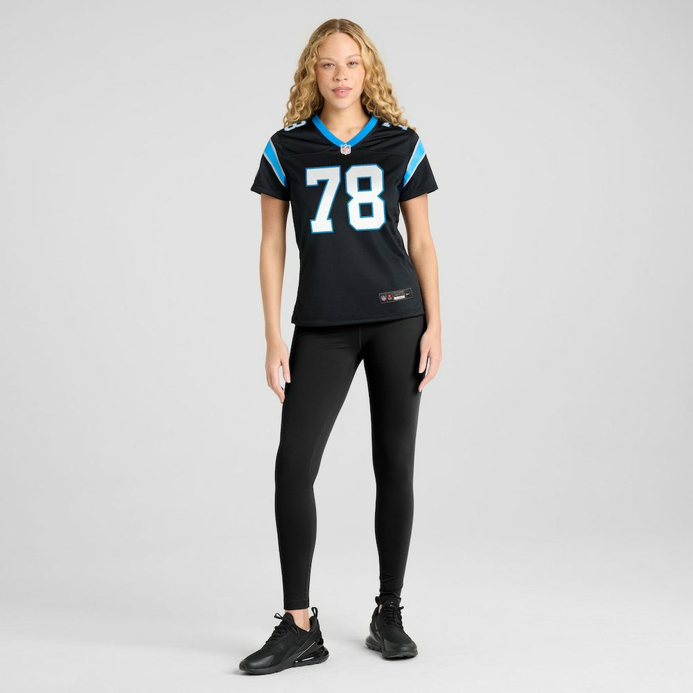 Popo Aumavae Carolina Panthers Women's Team Game Jersey Black