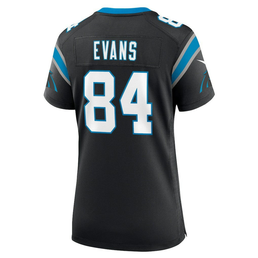 Mitchell Evans Carolina Panthers Women's Team Game Jersey Black