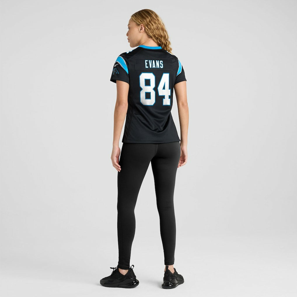 Mitchell Evans Carolina Panthers Women's Team Game Jersey Black