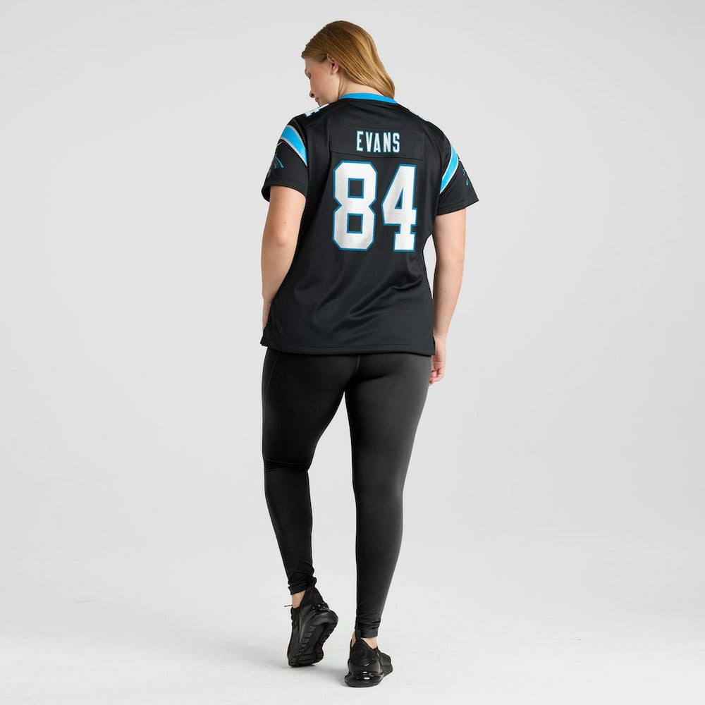 Mitchell Evans Carolina Panthers Women's Team Game Jersey Black