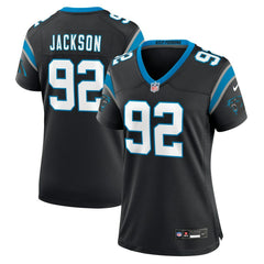 Cam Jackson Carolina Panthers Women's Team Game Jersey Black