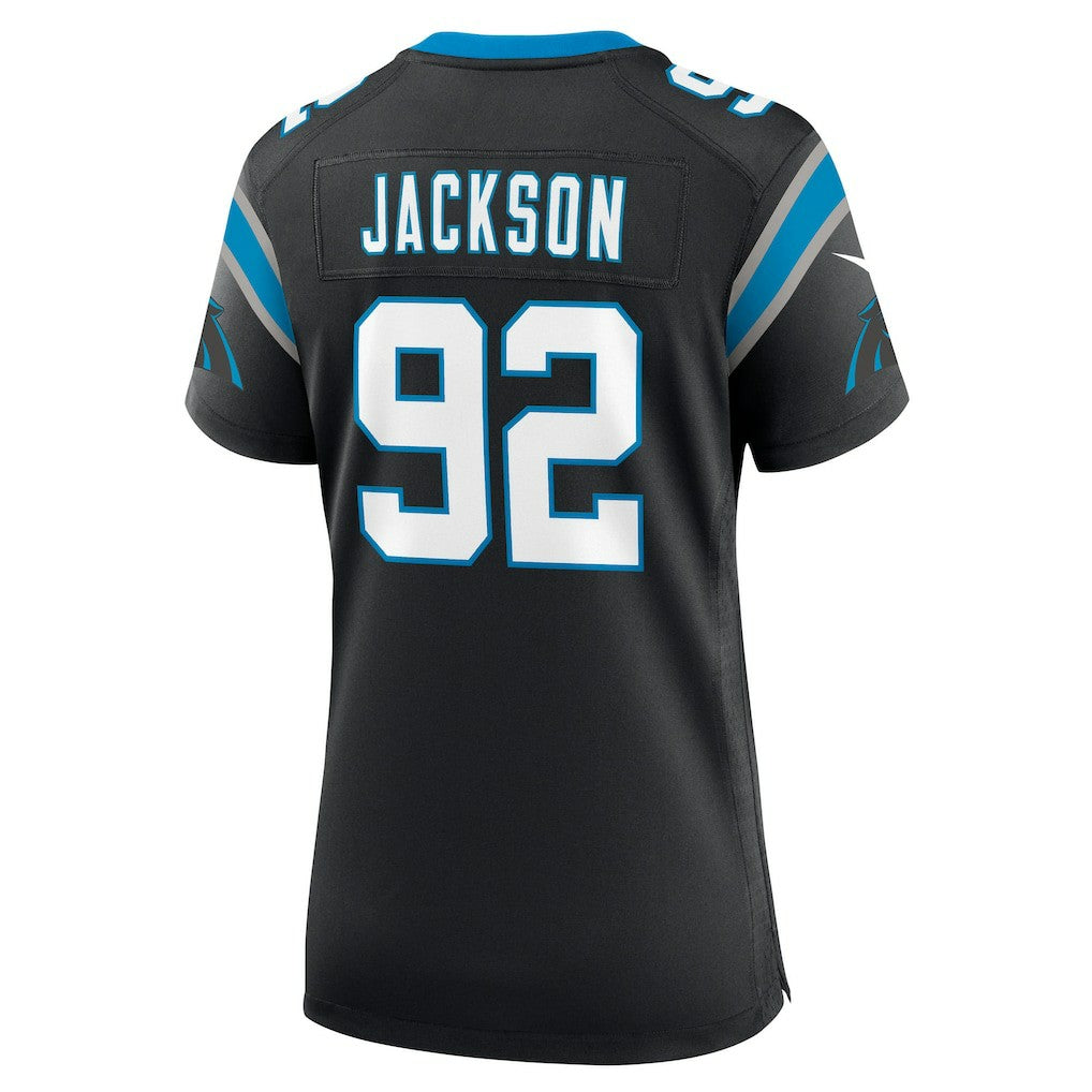 Cam Jackson Carolina Panthers Women's Team Game Jersey Black