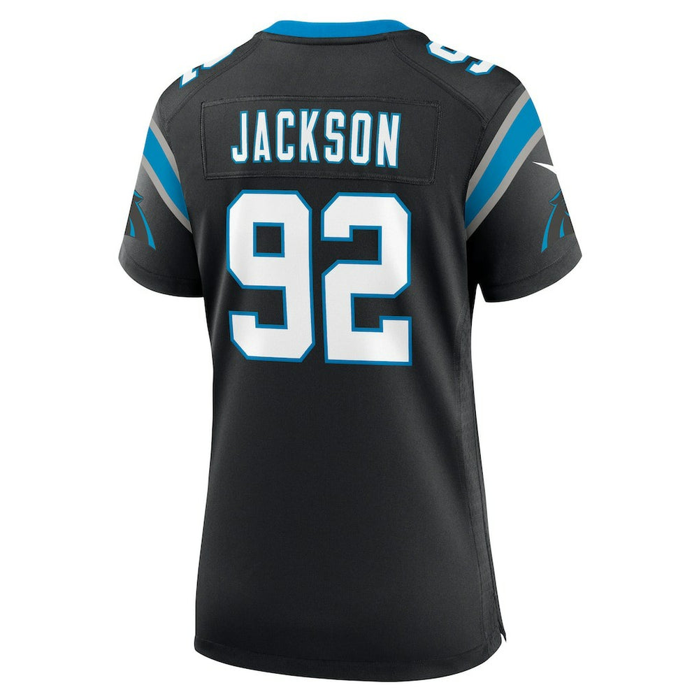 Cam Jackson Carolina Panthers Women's Team Game Jersey Black